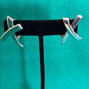 Paloma Picasso X Kiss sterling Tiffany earrings